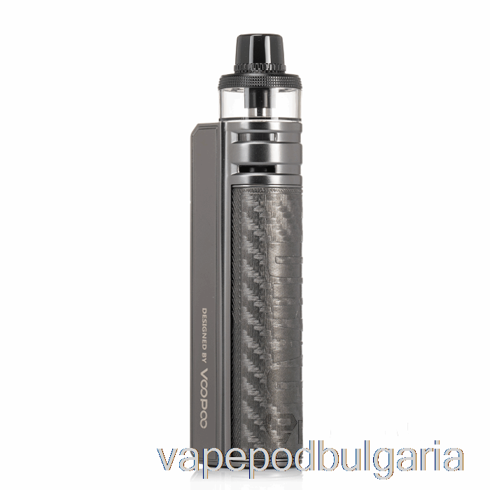 Vape 10000 Дръпки Voopoo Drag H80s Pod Mod Kit Gray Carbon Fiber